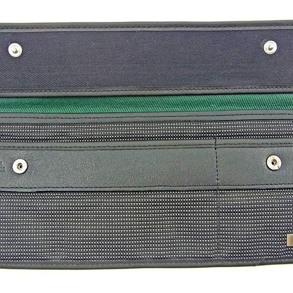 Dunhill Canvas Wallet Bifold Black Green - Picture 5 of 9